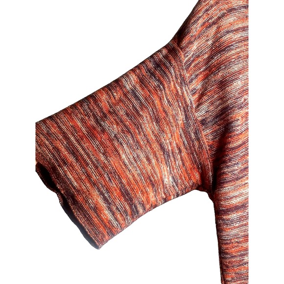 Pure Jill J Jill women's sweater Space Dyed Pullover Campari Boho V-Neck size XL - Picture 6 of 7